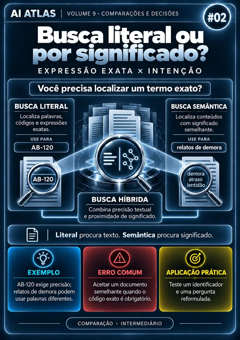 Busca literal ou por significado?